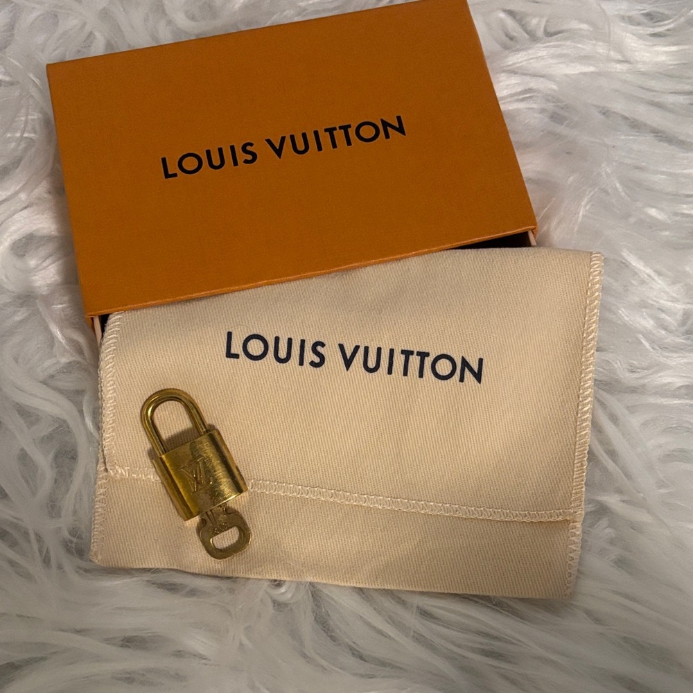 Louis Vuitton Gold Lock and Key #302